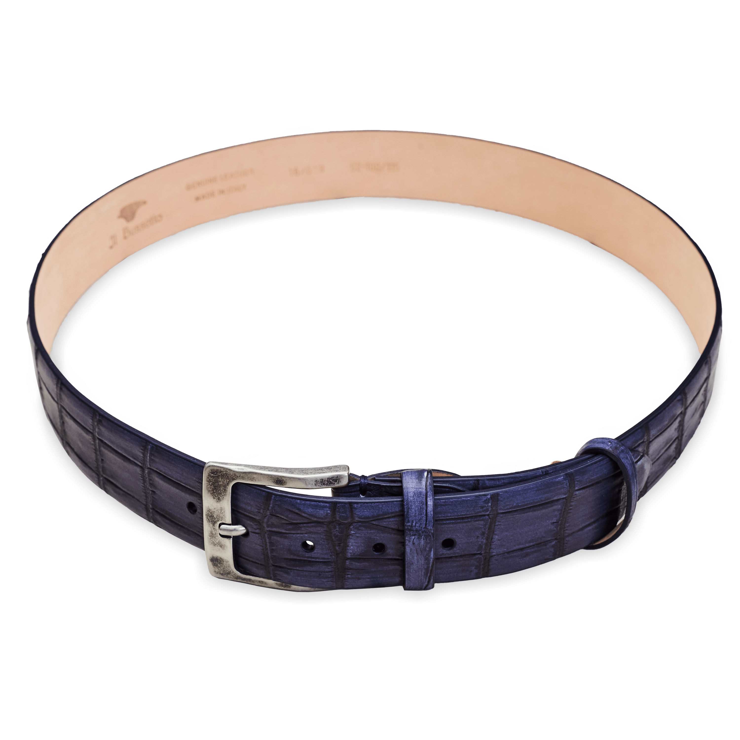 Croco Embossed Belt