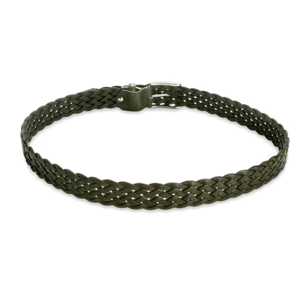 Woven Leather Belt by Il Bussetto – Il Bussetto Official