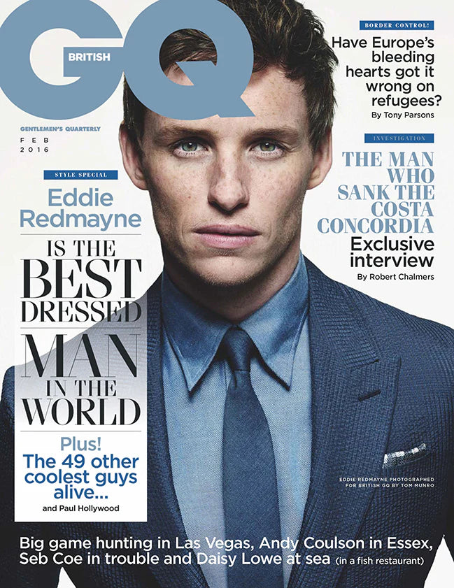 GQ FEBRUARY 2016 ISSUE