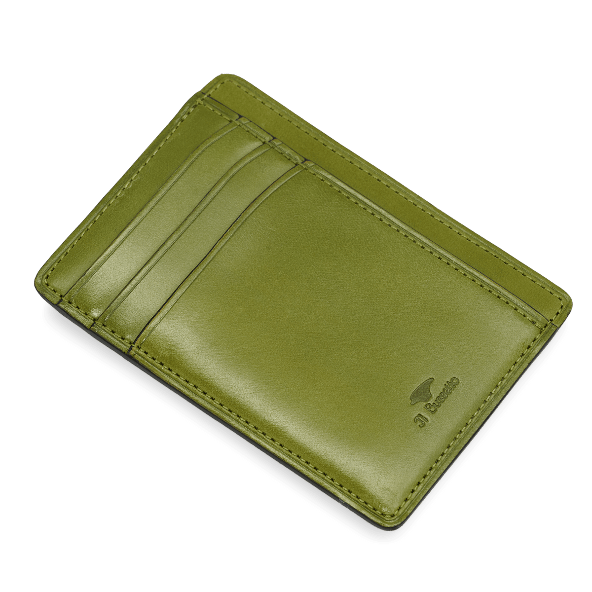 Il Bussetto CARD CASE 名刺入れ（スリム）GREEN Il Bussetto CARD CASE 名刺入れ（スリム）GREEN Il Bussetto