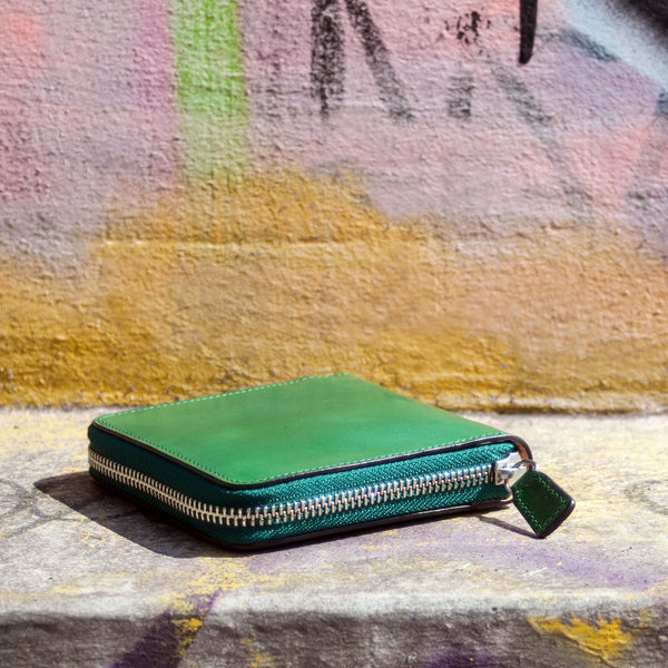 The Zip Wallet in Leather